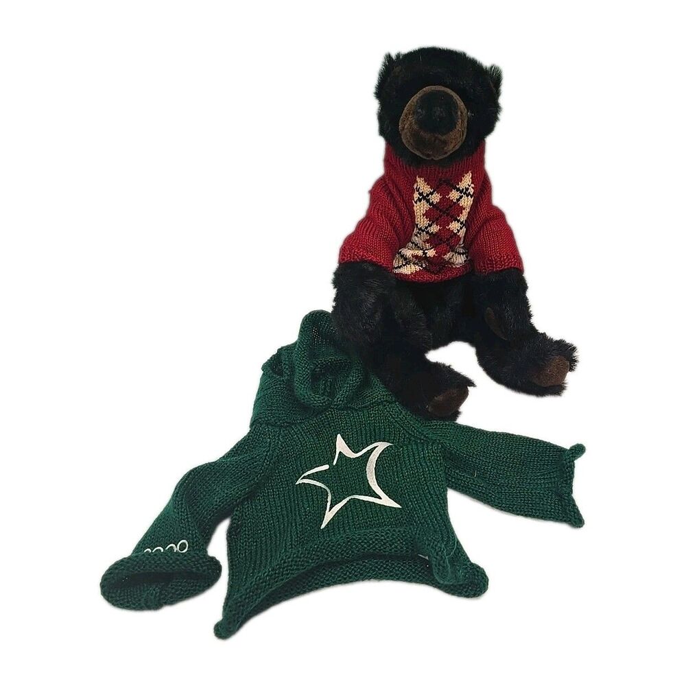 International Art Enterprise Co Grizzly Bear Fuzzy Bear With Sweater And Hoodie